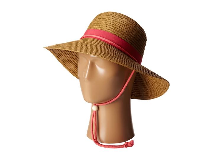 San Diego Hat Company - Pbl3042 Paper Sunbrim W/ Fabric Band And Chin Cord