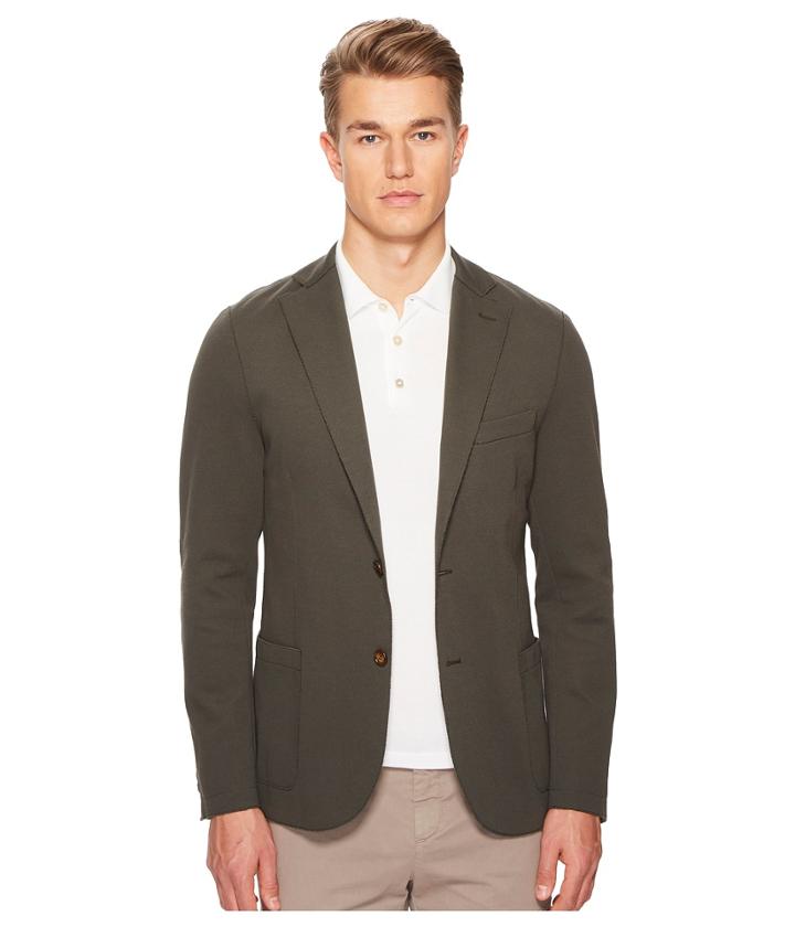Eleventy - Laser Cut Jersey Blazer