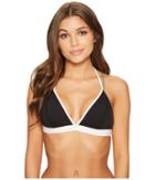 Vince Camuto - Sun Block Solids Contrast Binding Reversible Bikini Top