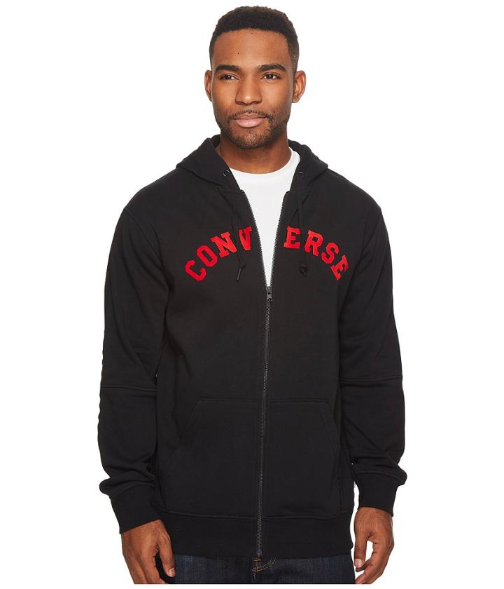 Converse - Quilted Panel Full Zip Hoodie
