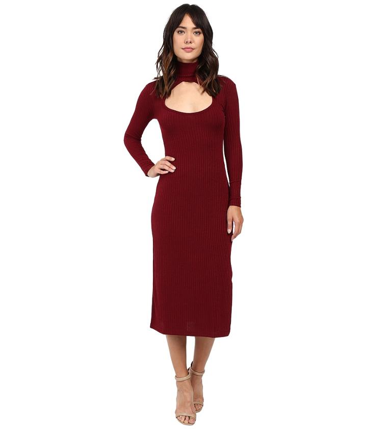 Capulet - Cut Out Turtleneck Dress