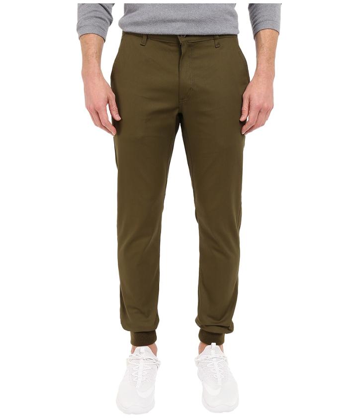 Rustic Dime - Sunset Jogger In Olive Stretch Twill