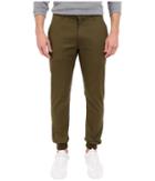 Rustic Dime - Sunset Jogger In Olive Stretch Twill