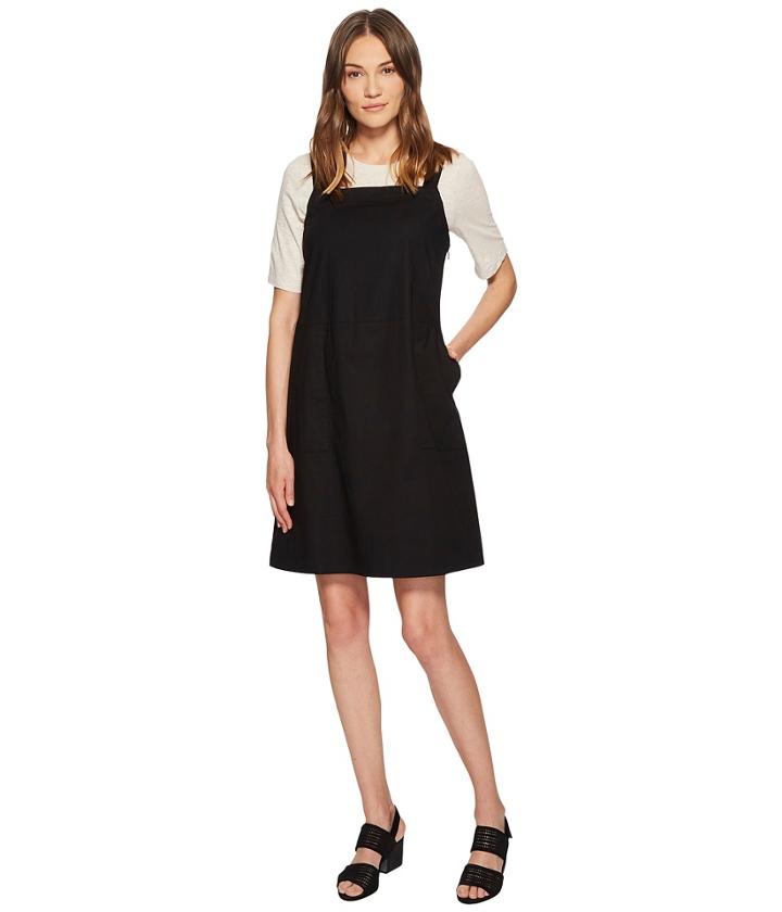 Eileen Fisher - Organic Cotton Poplin Jumper Dress