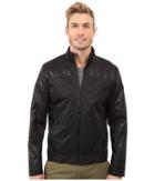 Calvin Klein - Faux Leather Moto Jacket
