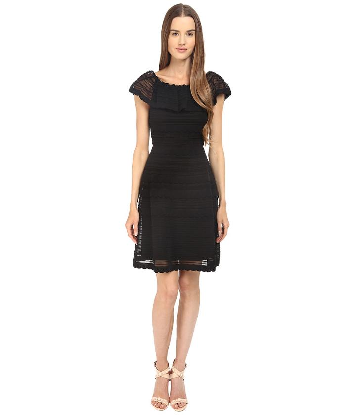 M Missoni - Solid Ribstitch Ruffle Dress
