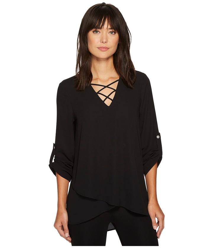 Karen Kane - Crisscross Wrap Top