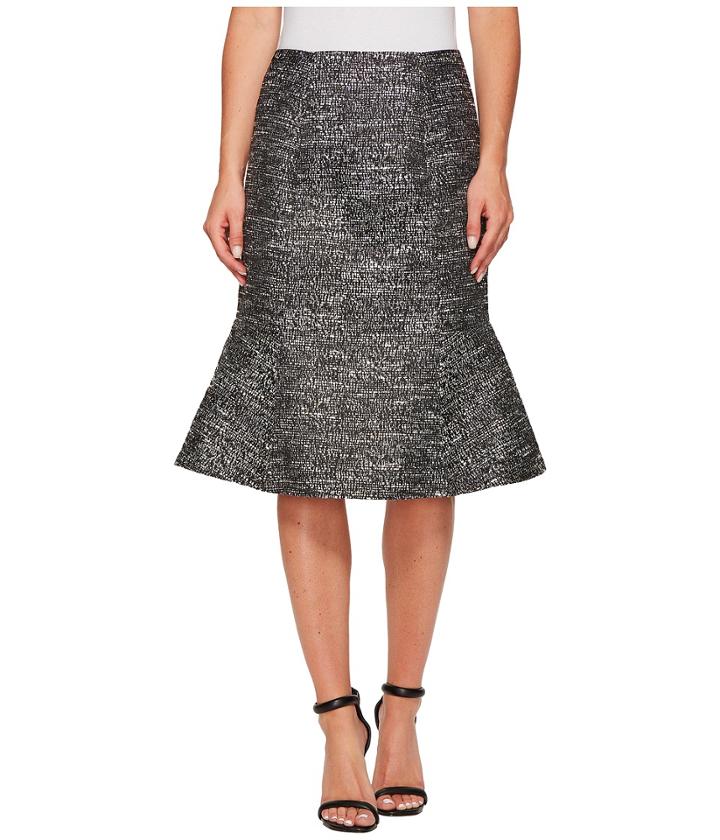 Ellen Tracy - Seamed Flounce Skirt