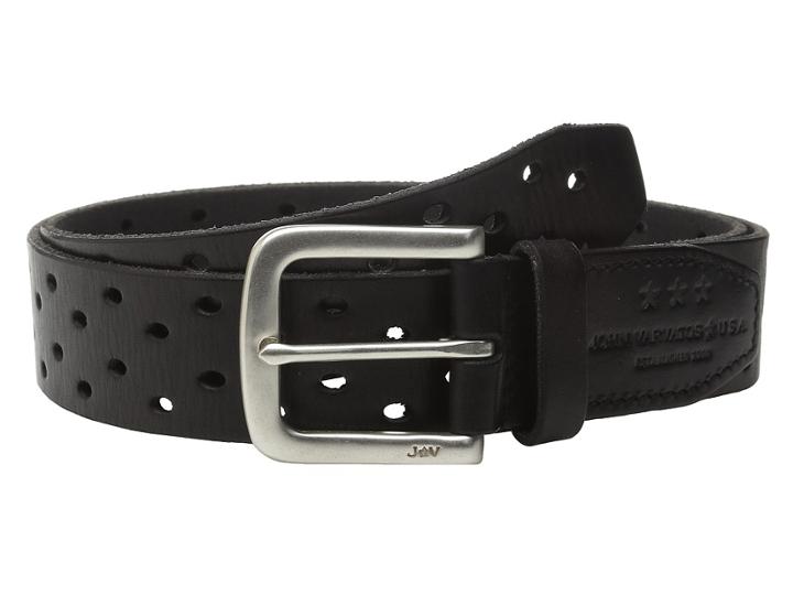 John Varvatos - 38mm Harness Perforated Veg Belt