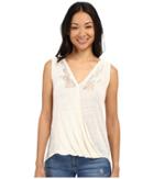 Lucky Brand - Sleeveless Surplice Shirt