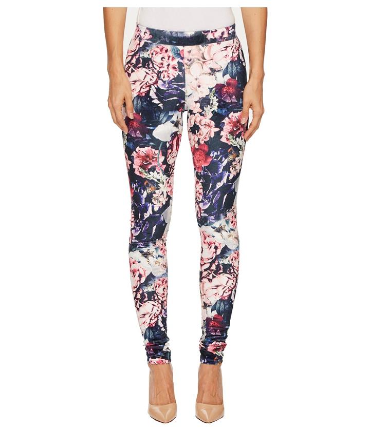 Hue - Gala Floral Velvet Leggings