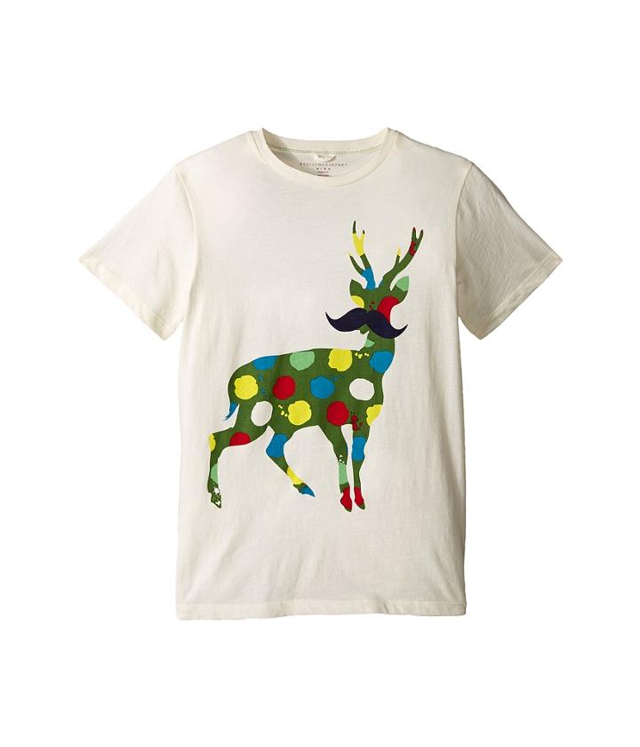 Stella Mccartney - Arlo Paint Splatter Deer Logo Tee