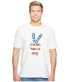 True Grit - Peace Vintage Screen Print Short Sleeve Tee Combed Cotton