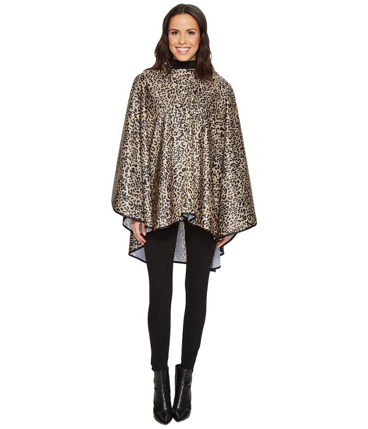 Collection Xiix - Leopard Rounded Rain Poncho