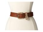 Michael Michael Kors - 38mm Leather Panel On Roller Bar With Hamilton Lock