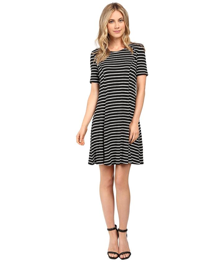 Culture Phit - Elenor Striped Short Sleeve Dress