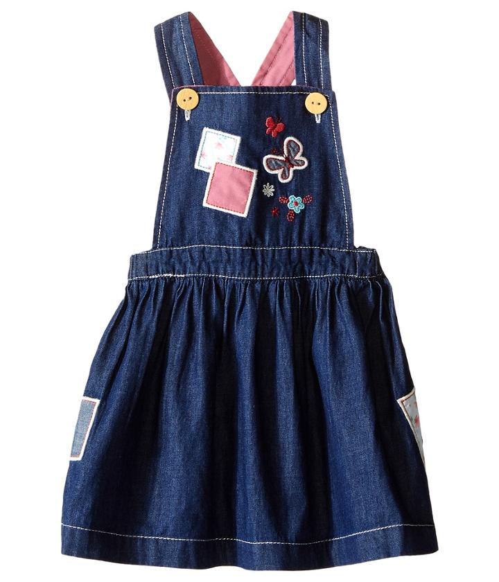 Pumpkin Patch Kids - Patchwork Denim Pinnie