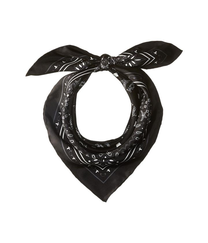 Mcm - Logo Print Bandana Scarf
