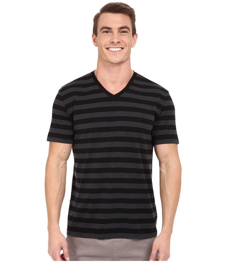 Icebreaker - Tech Lite Short Sleeve V Stripe