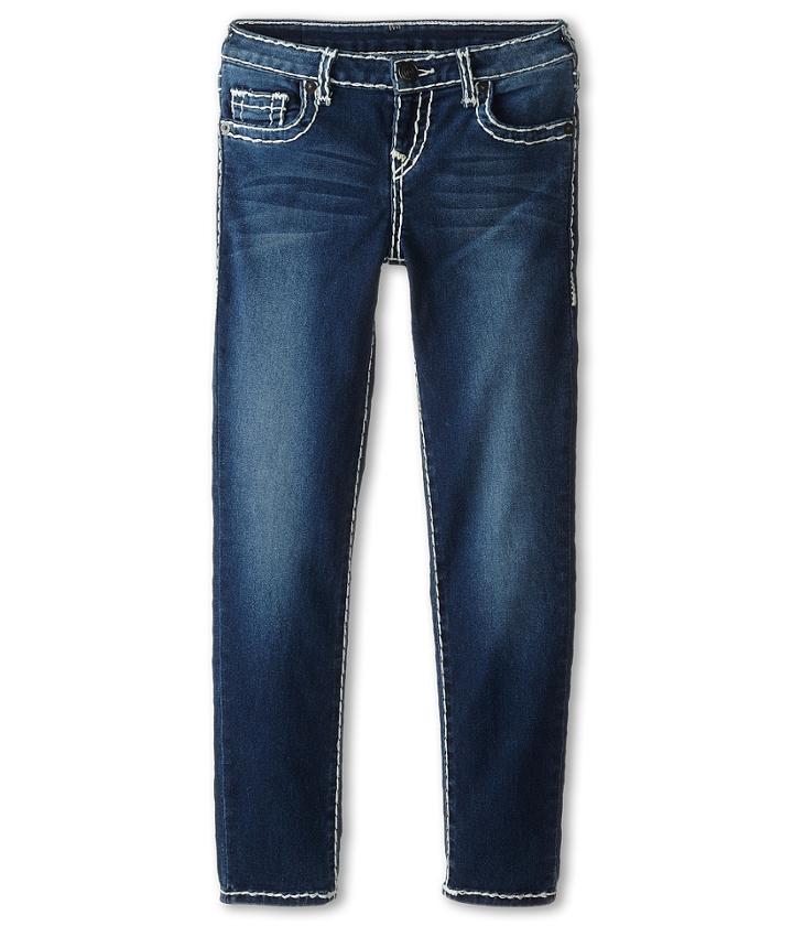 True Religion Kids - Casey Skinny Natural Super T In Ancient