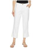 Jag Jeans - Eden Wide Cuff Denim Crop In White