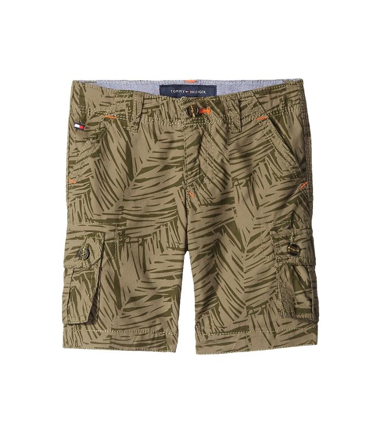 Tommy Hilfiger Kids - Printed Palm Leaf Cargo Shorts