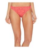 Polo Ralph Lauren - Bordeaux Mixed Crochet Engineered Taylor Hipster Bottom