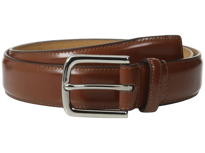 Cole Haan - 32mm Spazzolato Feather Edge Stitched Strap