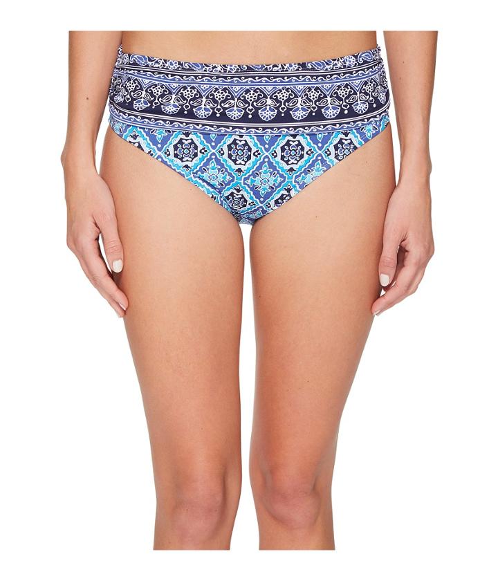 Tommy Bahama - Tika Tiles High-waist Sash Bikini Bottom
