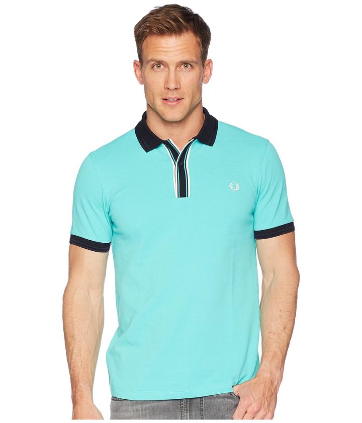 Fred Perry - Tipped Plaque Pique Shirt