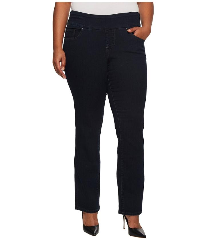 Jag Jeans Plus Size - Plus Size Peri Pull-on Straight In After Midnight