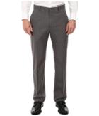 Perry Ellis Portfolio - Travel Luxe Modern Fit Windowpane Plaid Pants