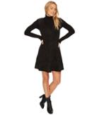 Bb Dakota - Lynne Faux Suede Fit Flare Dress