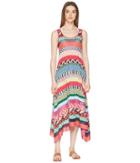 Mary Katrantzou - Leandra Dress Fira Stripe Knit Cover-up