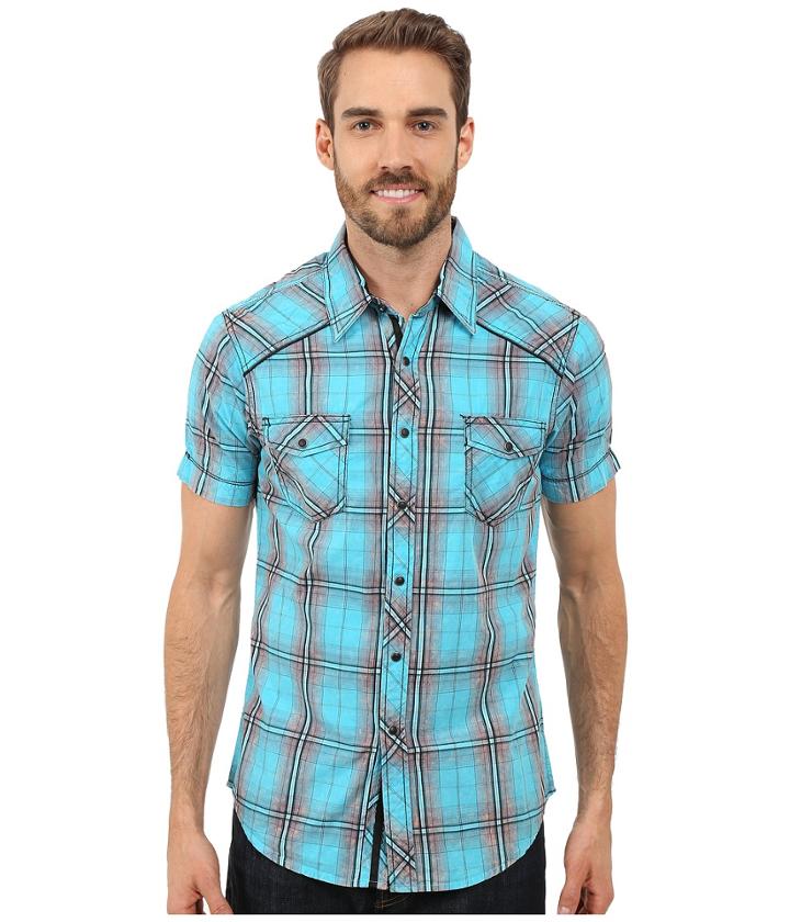 Rock And Roll Cowboy - Short Sleeve Snap B1s7278