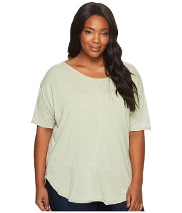 Jag Jeans Plus Size - Plus Size Cafe Burnout Jersey Tee