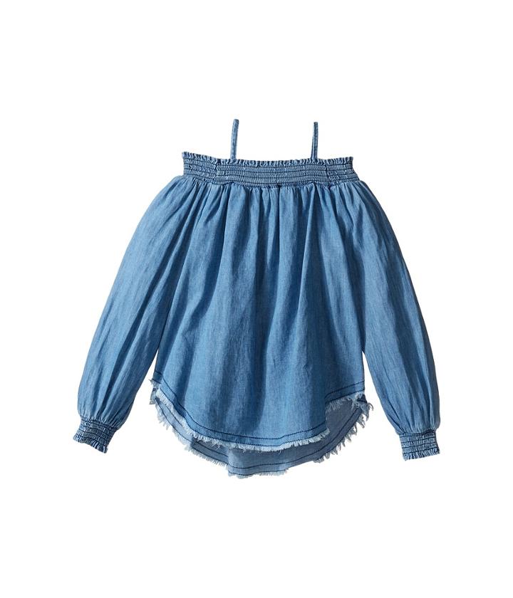Hudson Kids - Chambray Tencel Smocked Top