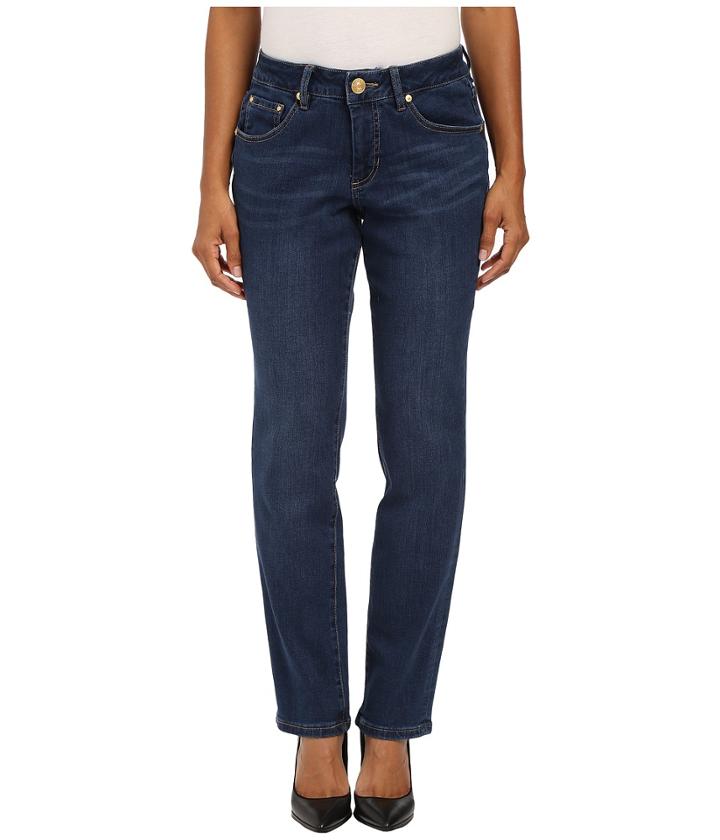 Jag Jeans Petite - Petite Patton Straight In Blue Shadow Republic Denim