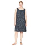 Extra Fresh By Fresh Produce - Plus Size Waves Square Neck Dress