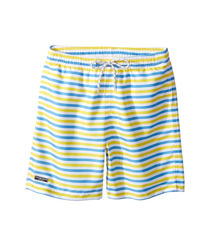Toobydoo - Blue Yellow Stripe Swimsuit - Short