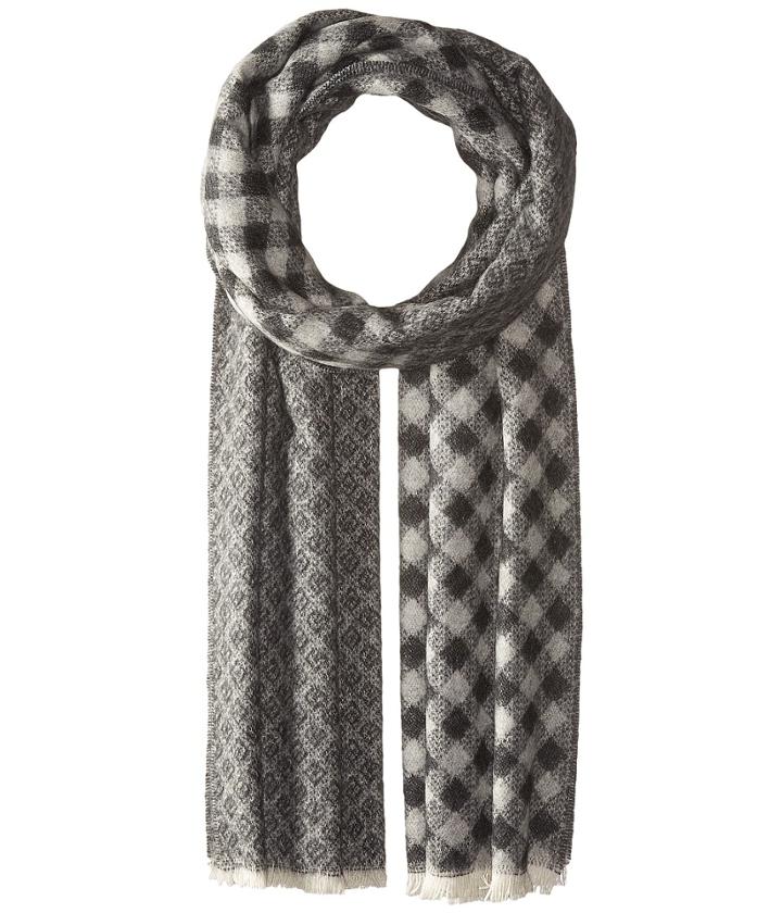 Scotch &amp; Soda - Gentleman's Scarf In Soft Wool Blend Quality With Blanket Inspired Pattern