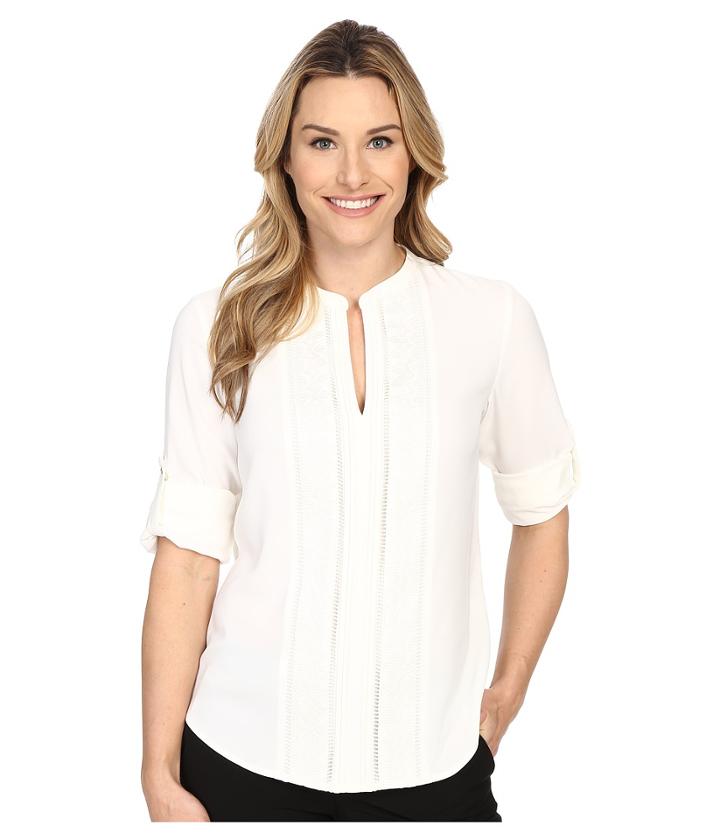 Calvin Klein - Roll Sleeve W/ Embroidery