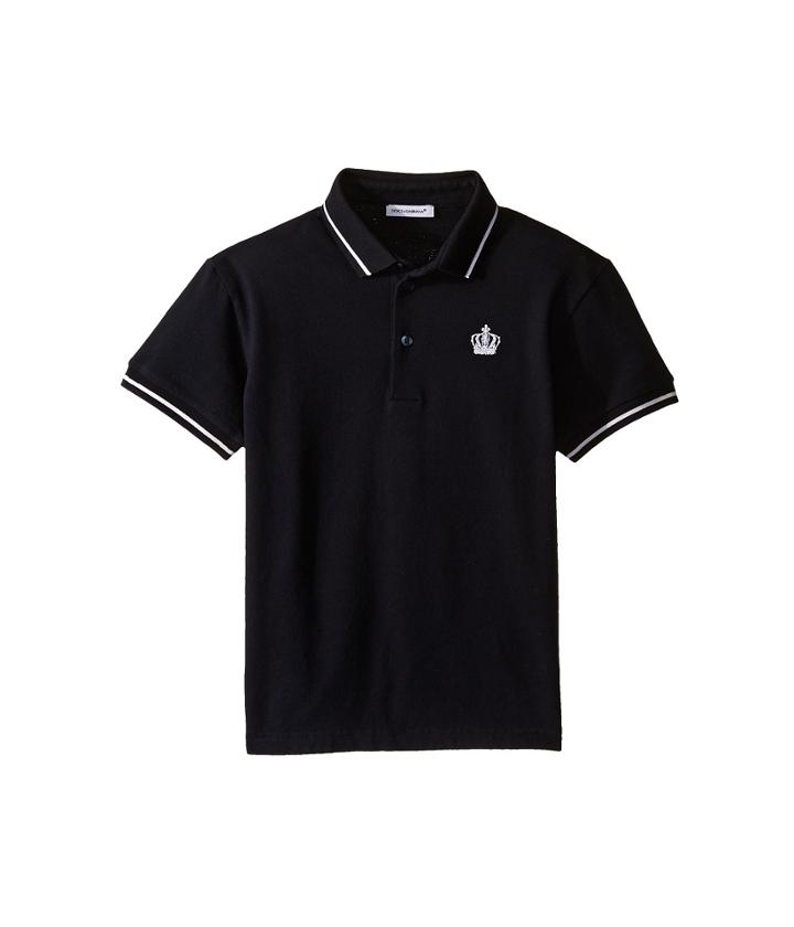 Dolce &amp; Gabbana Kids - Crown Logo Polo