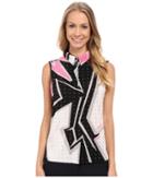 Jamie Sadock - Wham Print Sleeveless Crunchy Top