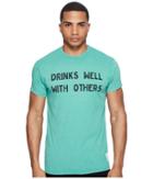 The Original Retro Brand - Short Sleeve Heathered Drinks Well With Others Tee