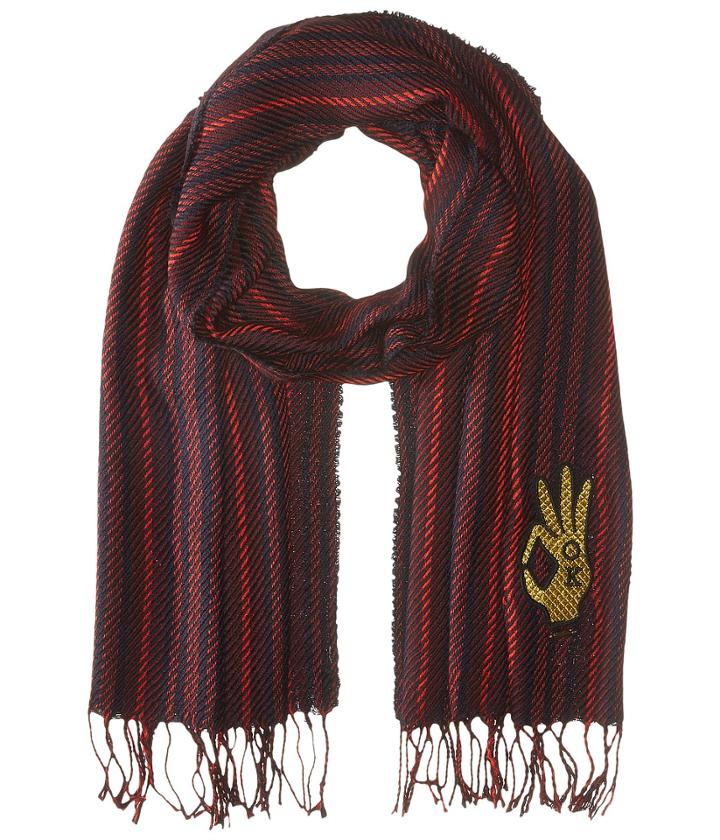 Scotch &amp; Soda - College Scarf With Badge