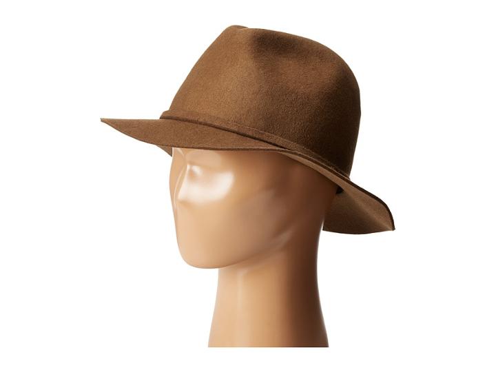 Scala - Wool Felt Safari With Feather Trim