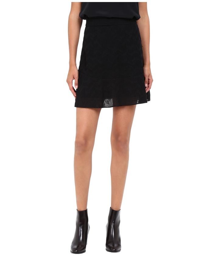 M Missoni - Solid Fancy Knit Skirt