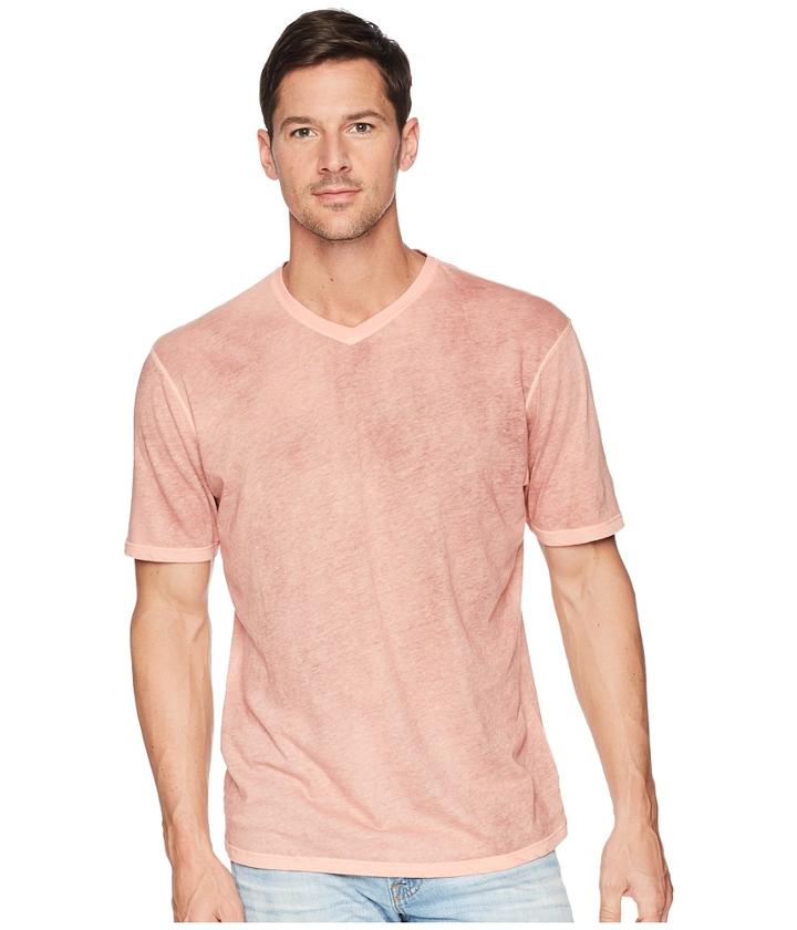 True Grit - Topanga Combed Cotton Hand Treated Wash Short Sleeve V-neck Tee
