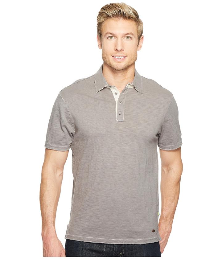 True Grit - Vintage Soft Slub Jersey Short Sleeve Polo W/ Contrast